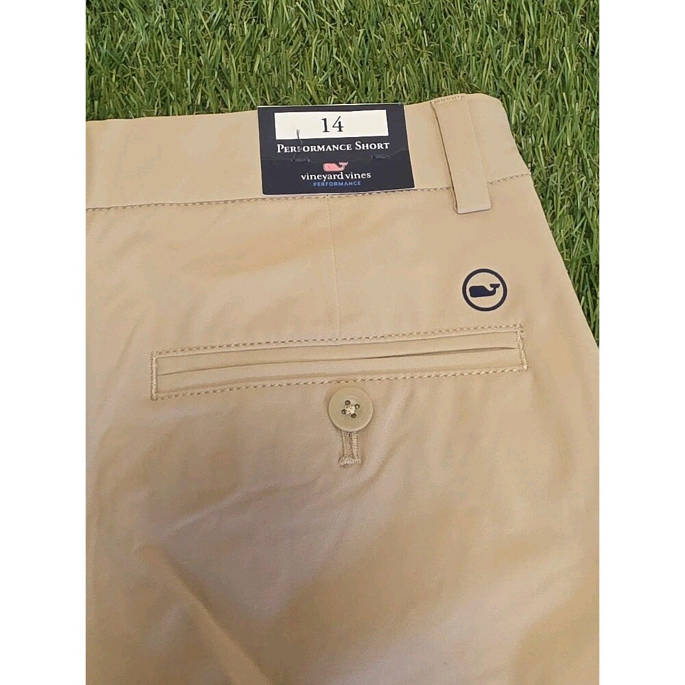 Vineyard Vines Boys Performance On The Go Shorts  Size 14 Color Sand NWT - Picture 12 of 13